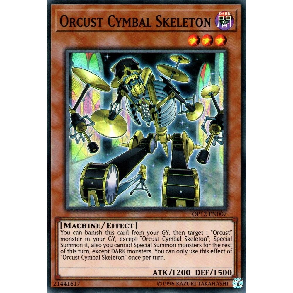 Image for Orcust Cymbal Skeleton (OP12-EN007) (OP12) - YuGiOh
