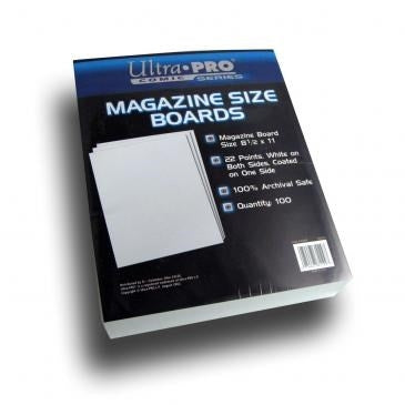 Image for Backing Boards - Magazine (100-Pack) - Collectible Storage