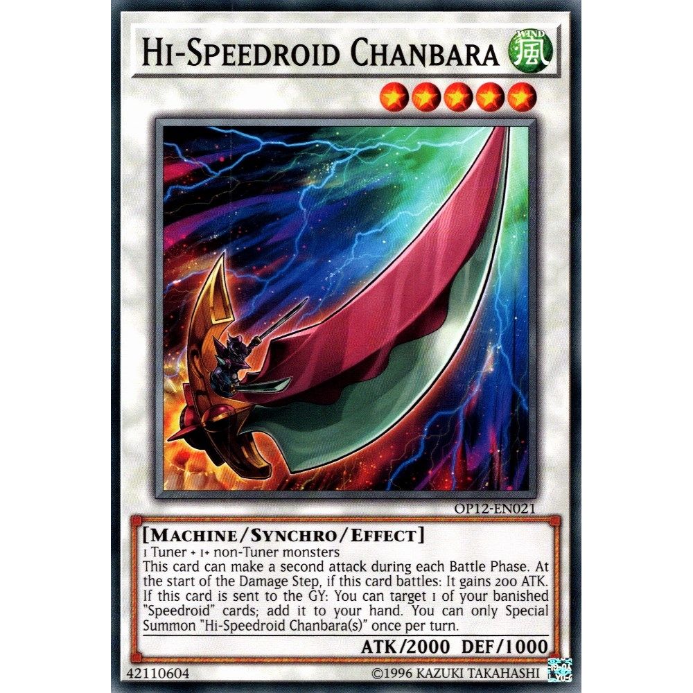 Image for Hi-Speedroid Chanbara (OP12-EN021) (OP12) - YuGiOh