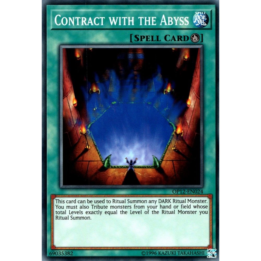 Image for Contract with the Abyss (OP12-EN024) (OP12) - YuGiOh