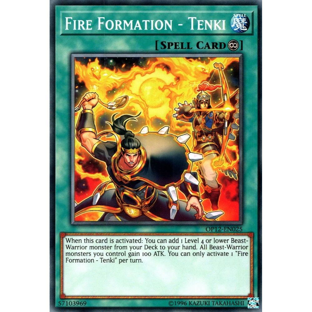 Image for Fire Formation - Tenki (OP12-EN025) (OP12) - YuGiOh
