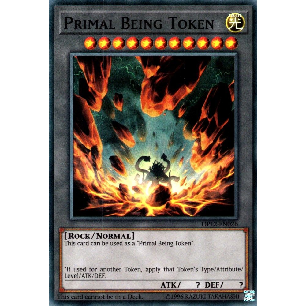 Image for Primal Being Token (OP12-EN026) (OP12) - YuGiOh
