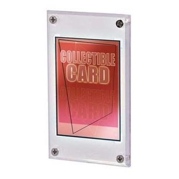 Image for 1/4" Frosted Screwdown Holder with Diamond Corners - Collectible Storage