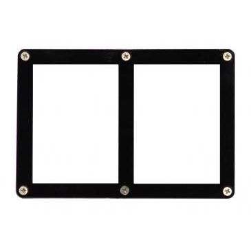Image for 2-Card Black Frame Screwdown Holder - Collectible Storage