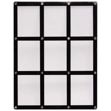 Image for 9-Card Black Frame Screwdown Holder - Collectible Storage