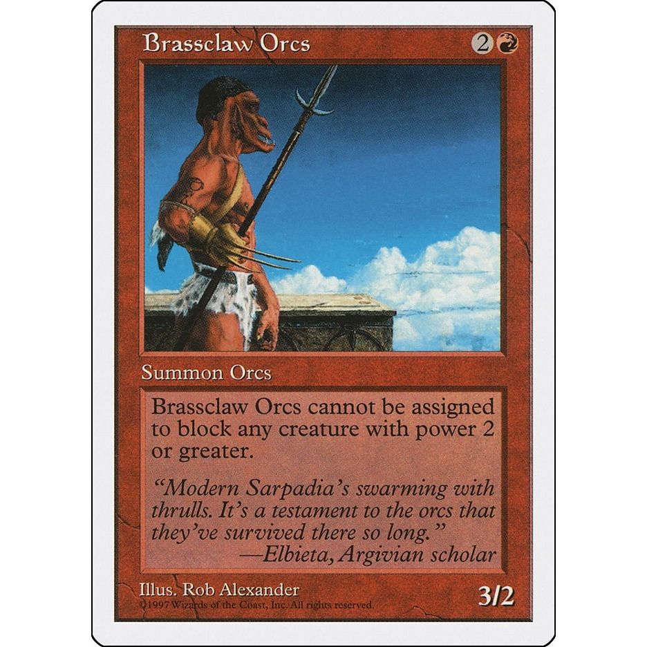 Image for Brassclaw Orcs (5ED) - Magic: The Gathering