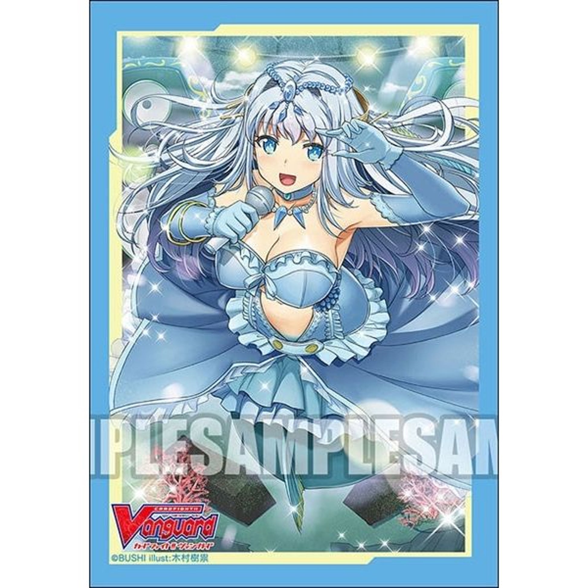 Image for Bushiroad Sleeve Collection Mini Vol.439: Cardfight!! Vanguard - Aurora Star, Coral (70-Pack) - Card Sleeves