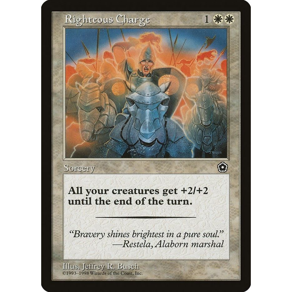Image for Righteous Charge (P02) - Magic: The Gathering