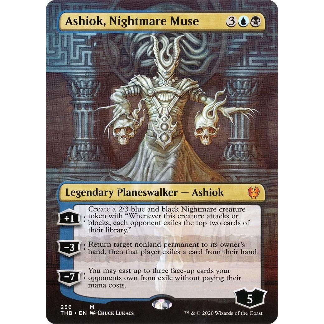 Image for Ashiok, Nightmare Muse (Borderless) (256) (THB) - Magic: The Gathering