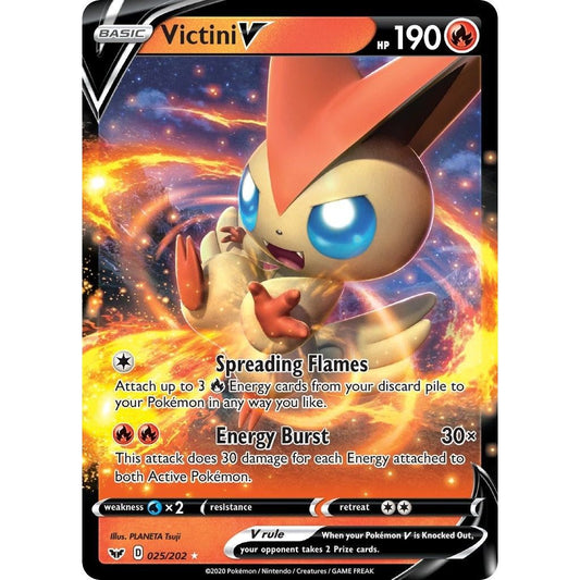 Image for Victini V (025/202) (SWSH01) - Pokemon