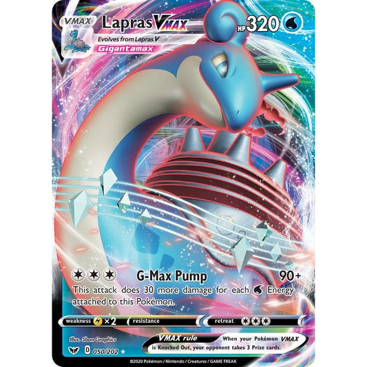 Image for Lapras VMAX (050/202) (SWSH01) - Pokemon