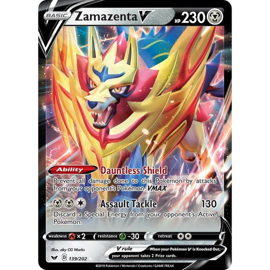 Image for Zamazenta V (139/202) (SWSH01) - Pokemon