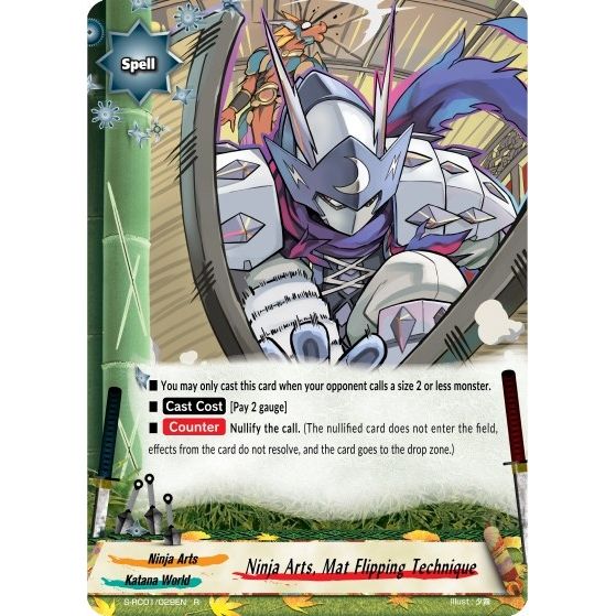 Image for Ninja Arts, Mat Flipping Technique (S-RC01/029EN) (S-RC01) - Future Card BuddyFight