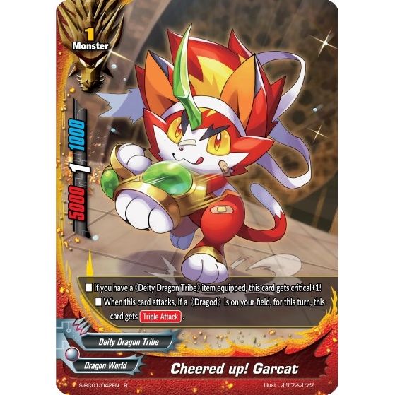 Image for Cheered up! Garcat (S-RC01/042EN) (S-RC01) - Future Card BuddyFight