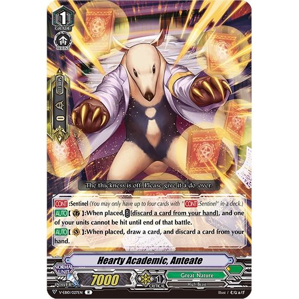 Image for Hearty Academic, Anteate (V-EB10/027EN) (V-EB10) - Cardfight Vanguard