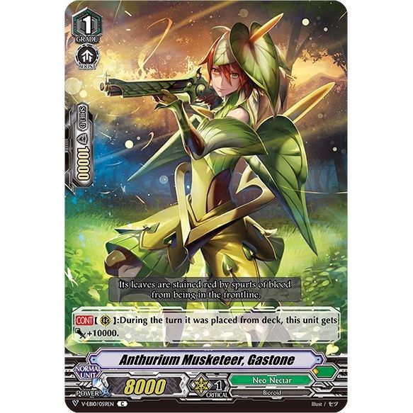 Image for Anthurium Musketeer, Gastone (V-EB10/059EN) (V-EB10) - Cardfight Vanguard