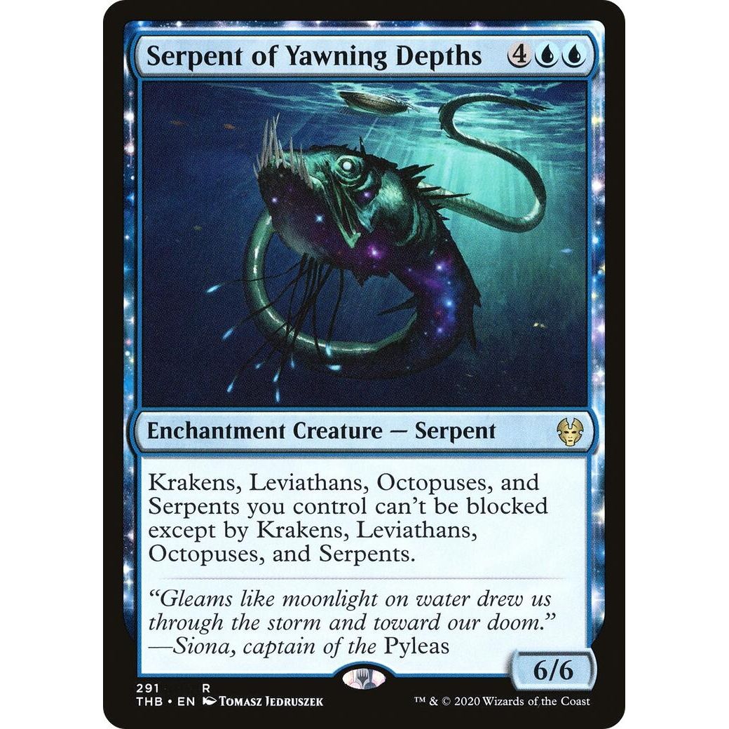 Image for Serpent of Yawning Depths (291) (THB) - Magic: The Gathering