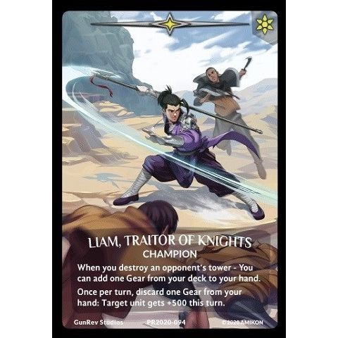 Image for Liam, Traitor of Knights (Alternate Art) (PR2020-094) (BET) - Argent Saga TCG