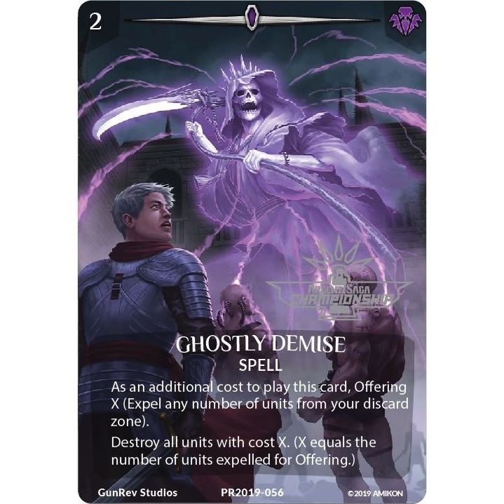 Image for Ghostly Demise (Full Art) (Argent Saga Championship - Stamped) (PR2019-056) (PR) - Argent Saga TCG