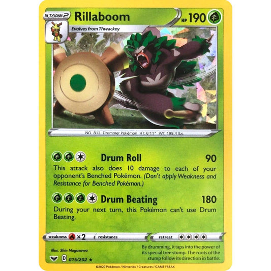 Image for Rillaboom - 015/202 (Cracked Ice Holo) (015/202) (PR) - Pokemon