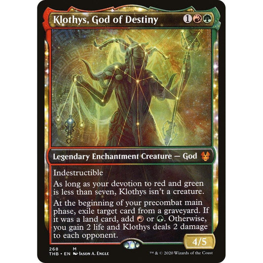 Image for Klothys, God of Destiny (Showcase) (268) (THB) - Magic: The Gathering