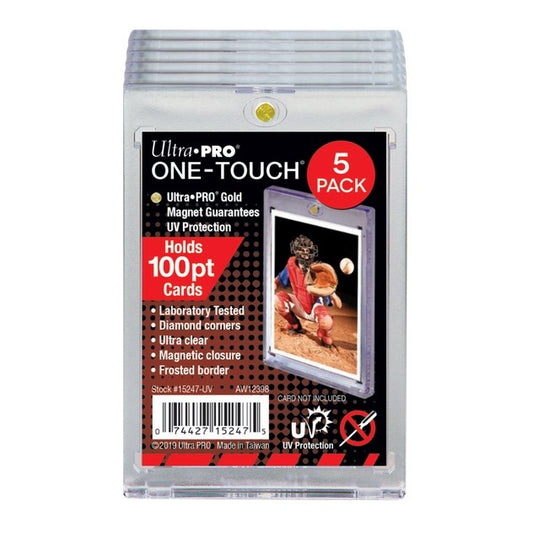 Image for 100PT UV One-Touch Magnetic closure (5-Pack) - Collectible Storage