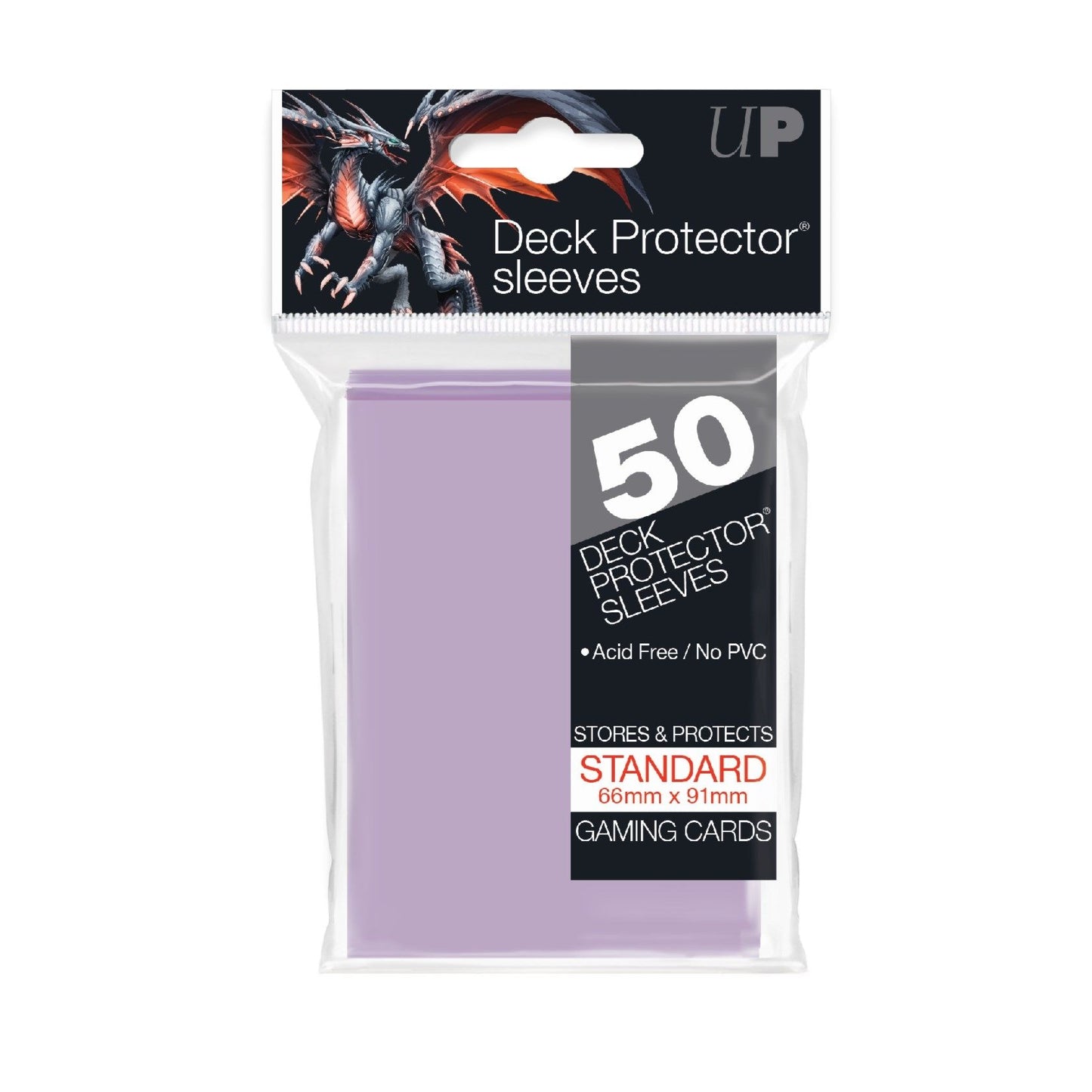 Image for Standard Sized Deck Protector Sleeves - Lilac (50-Pack) - Card Sleeves