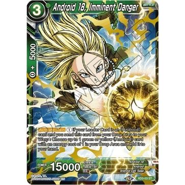 Image for Android 18, Imminent Danger (XD3-03) (DBS-B09) - Dragon Ball Super: Masters