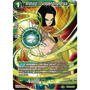 Image for Android 17, Impending Crisis (XD3-04) (DBS-B09) - Dragon Ball Super: Masters