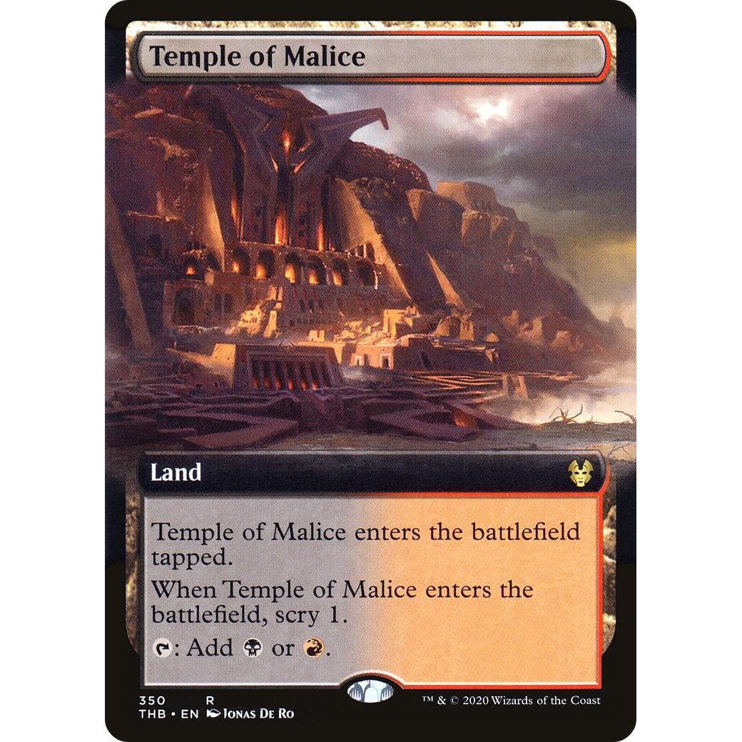 Image for Temple of Malice (Extended Art) (350) (THB) - Magic: The Gathering
