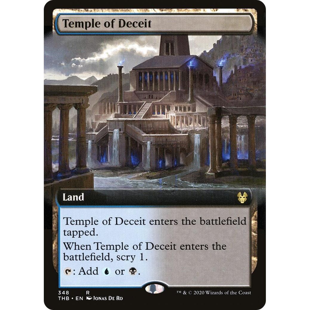 Image for Temple of Deceit (Extended Art) (348) (THB) - Magic: The Gathering