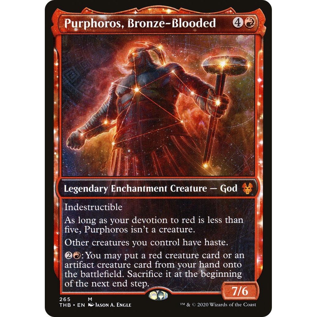 Image for Purphoros, Bronze-Blooded (Showcase) (265) (THB) - Magic: The Gathering
