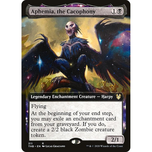 Image for Aphemia, the Cacophony (Extended Art) (311) (THB) - Magic: The Gathering