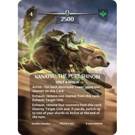 Image for Nanatsu, the Pure Shinobi (Serial Numbered) (PR2019-021) (PR) - Argent Saga TCG