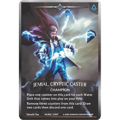 Image for Jemial, Cryptic Caster (Regular Art Silver Metal Prize Card) (44/86 1INT) (PR) - Argent Saga TCG