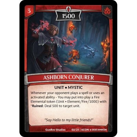Image for Ashborn Conjurer (02/25 | 6CON) (CON) - Argent Saga TCG
