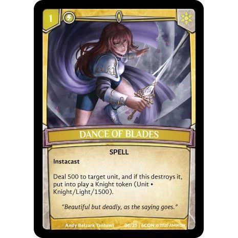 Image for Dance of Blades (06/25 | 6CON) (CON) - Argent Saga TCG