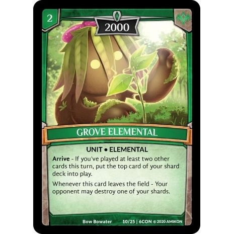 Image for Grove Elemental (10/25 | 6CON) (CON) - Argent Saga TCG