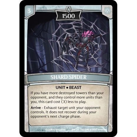 Image for Shard Spider (19/25 | 6CON) (CON) - Argent Saga TCG