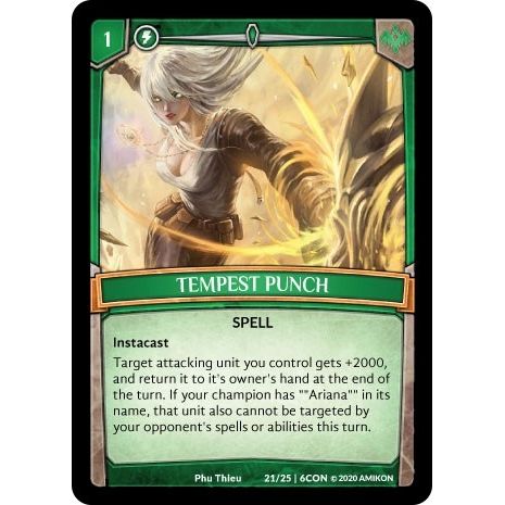 Image for Tempest Punch (21/25 | 6CON) (CON) - Argent Saga TCG