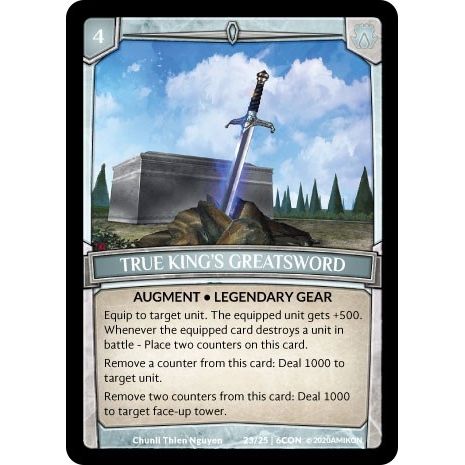 Image for True King's Greatsword (23/25 | 6CON) (CON) - Argent Saga TCG