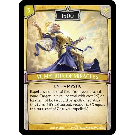 Image for Vi, Matron of Miracles (24/25 | 6CON) (CON) - Argent Saga TCG