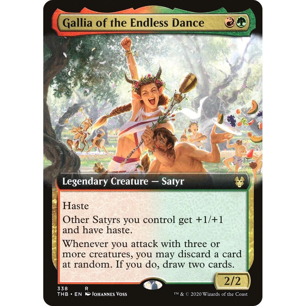 Image for Gallia of the Endless Dance (Extended Art) (338) (THB) - Magic: The Gathering
