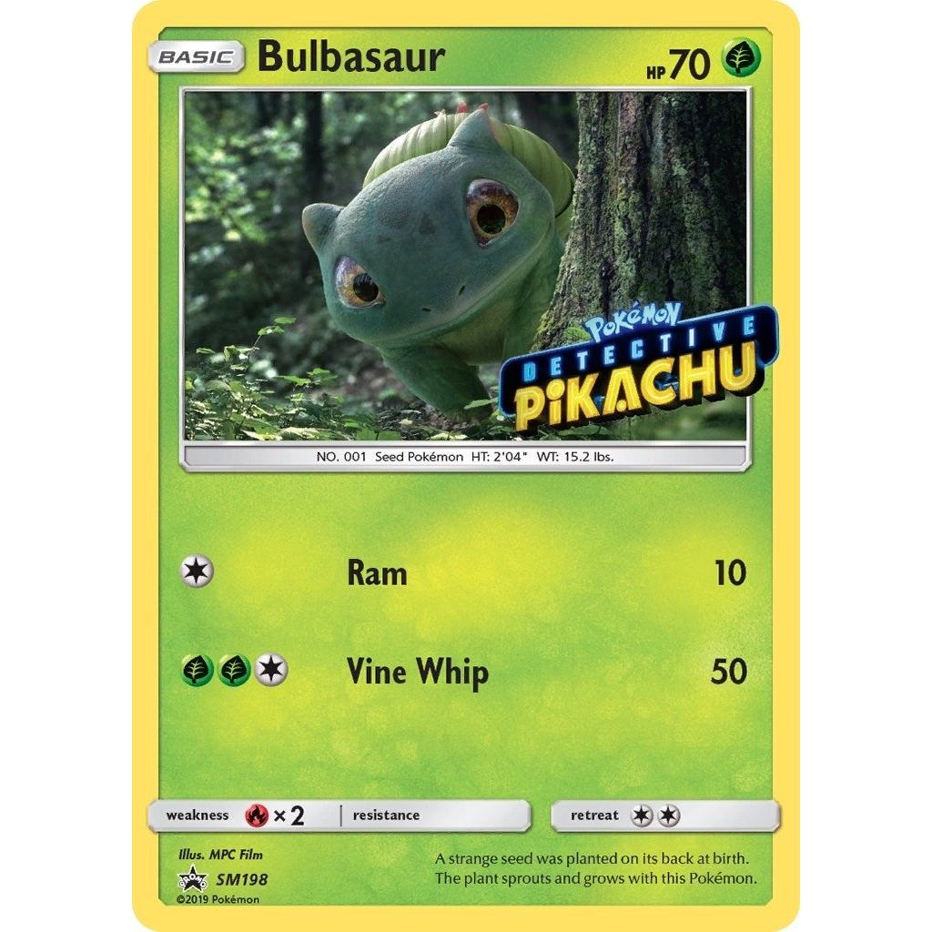 Image for Bulbasaur - SM198 (Detective Pikachu Stamped) (SM198) (SMP) - Pokemon