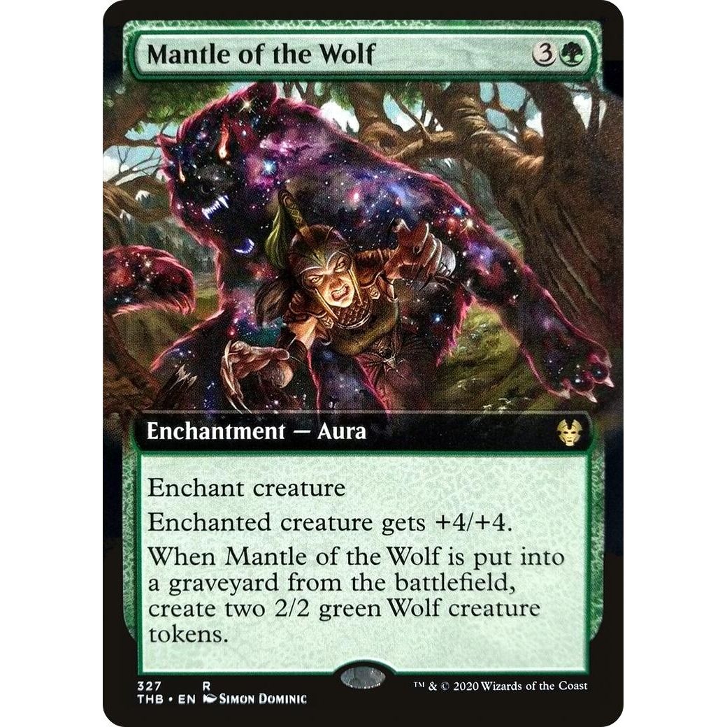 Image for Mantle of the Wolf (Extended Art) (327) (THB) - Magic: The Gathering