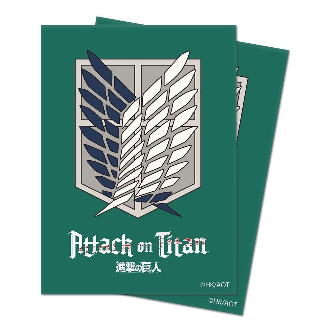Image for Attack on Titan Survey Corps Standard Deck Protectors (65-Pack) - Card Sleeves
