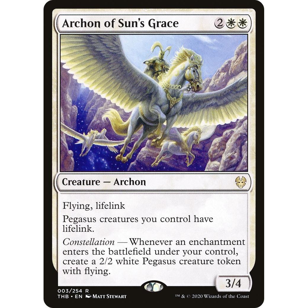 Image for Archon of Sun's Grace (3) (THB) - Magic: The Gathering