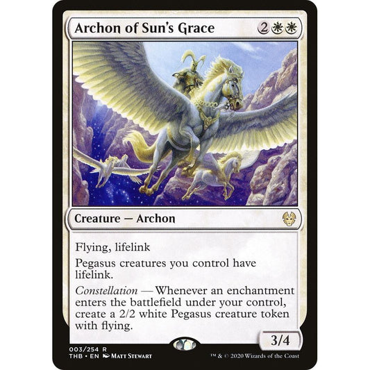 Image for Archon of Sun's Grace (3) (THB) - Magic: The Gathering