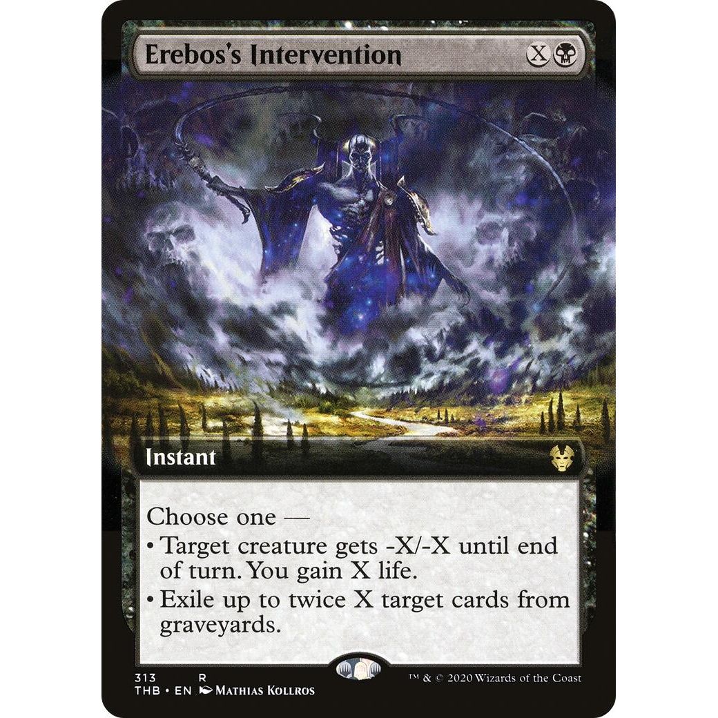 Image for Erebos's Intervention (Extended Art) (313) (THB) - Magic: The Gathering