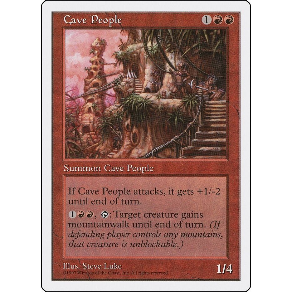 Image for Cave People (5ED) - Magic: The Gathering